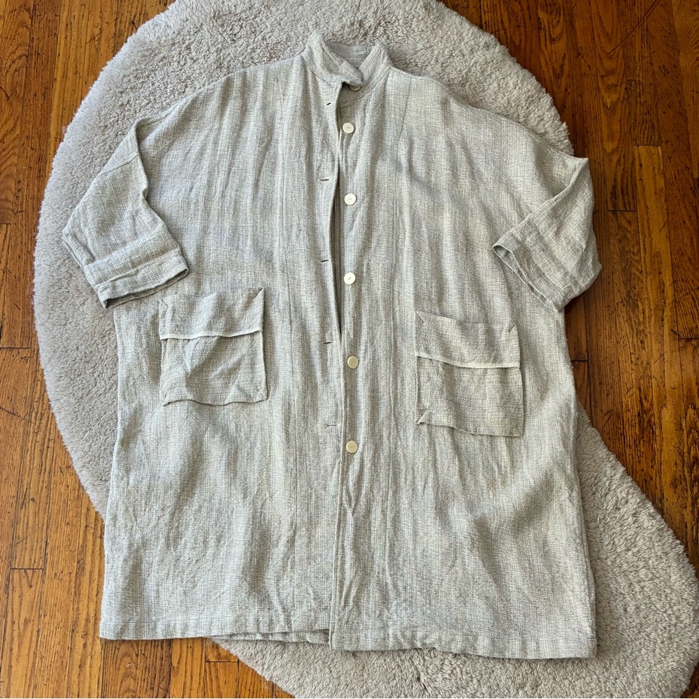 Matka rustic cotton/linen jacket OS